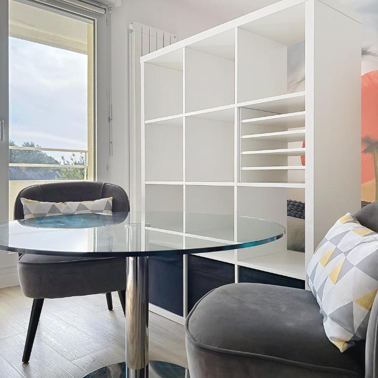 Le Jules Verne - Classé 2 étoiles - Tout confort - Balcon sur cour - Apartment mit 1 Schlafzimmer - 18