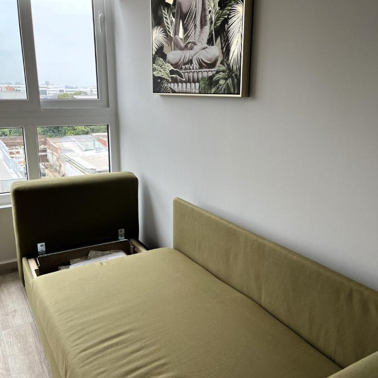 Checkinchile 615 Depto nuevo para tres al lado del Movistar Arena y Parque O'Higgins - One-Bedroom Apartment - 18