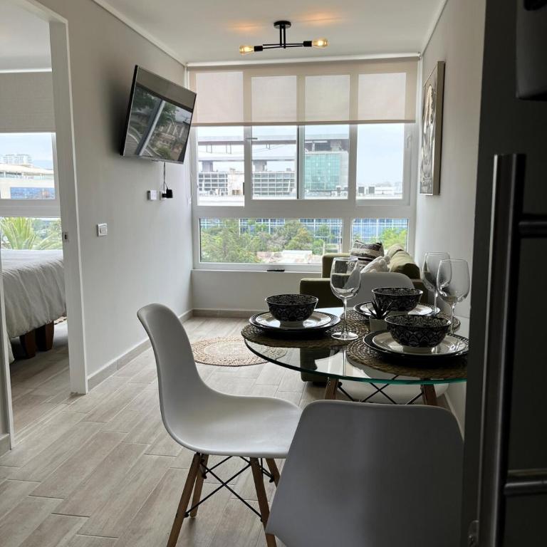 Checkinchile 615 Depto nuevo para tres al lado del Movistar Arena y Parque O'Higgins - One-Bedroom Apartment - 25