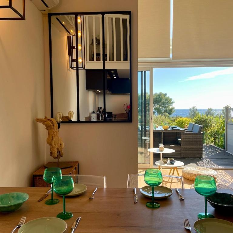 AC, garden with sea view, private parking, swimming pool - Appartement 2 Chambres - 25