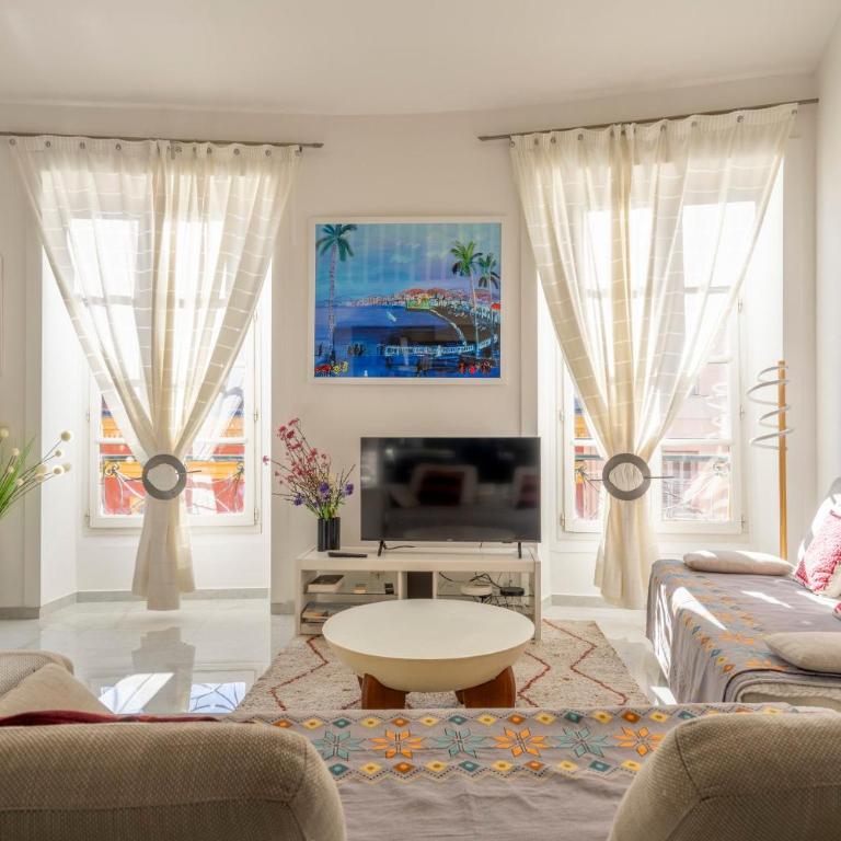 Stunning Duplex place Masséna 2 mins walk from beaches - Appartement 1 Chambre - 5