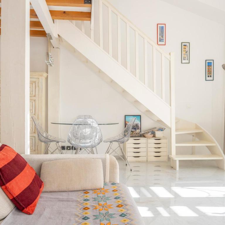 Stunning Duplex place Masséna 2 mins walk from beaches - Appartement 1 Chambre - 3