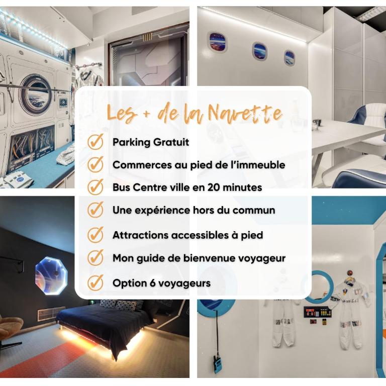La navette spatiale - Aventure - Espace - Clim - Parking - Appartamento con 2 Camere da Letto - 5
