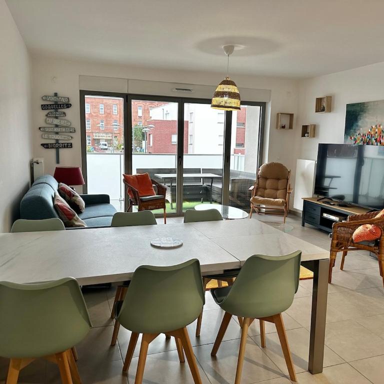 Alizé - Appartement 6 personnes avec parking à 2 pas de la plage - Apartamento de 2 dormitorios con balcón y terraza - 8