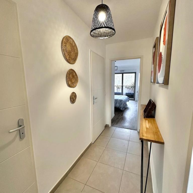 Alizé - Appartement 6 personnes avec parking à 2 pas de la plage - Apartamento de 2 dormitorios con balcón y terraza - 20