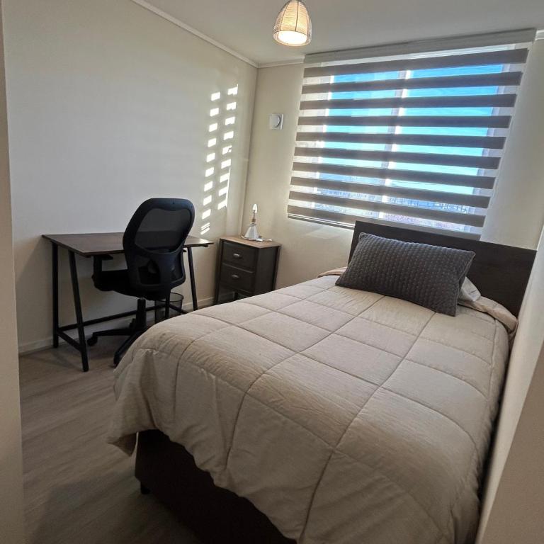 Departamento Familiar con Piscina- Condominio Firenze, La Serena - Three-Bedroom Apartment - 3