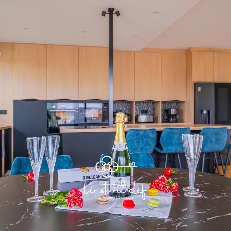 Ecrin unique - Appartement Premium - Terrasse, Vue & Garage - Premium Apartment mit 3 Schlafzimmern und Balkon - 4