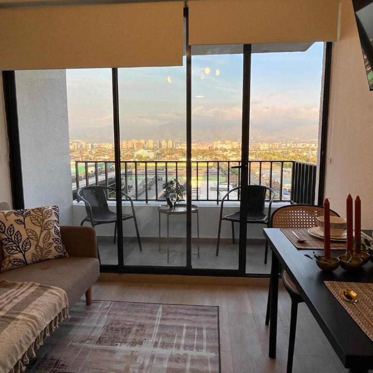 Checkinchile D1111 centrico depto con piscina y cerca de metro - One-Bedroom Apartment - 8