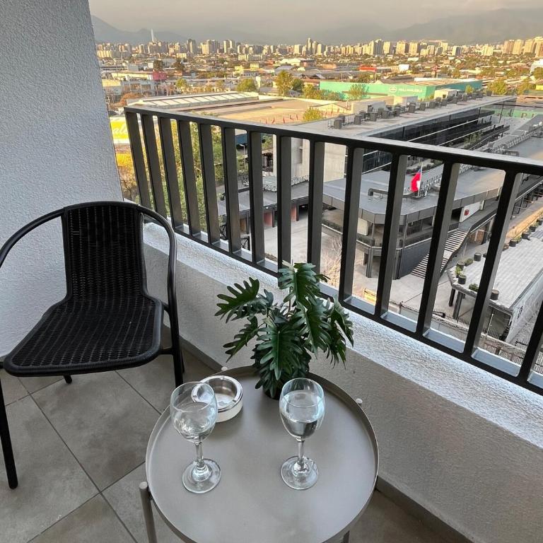 Checkinchile D1111 centrico depto con piscina y cerca de metro - One-Bedroom Apartment - 18