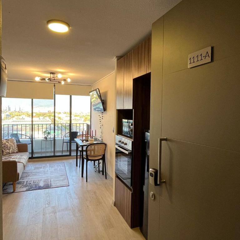Checkinchile D1111 centrico depto con piscina y cerca de metro - One-Bedroom Apartment - 5