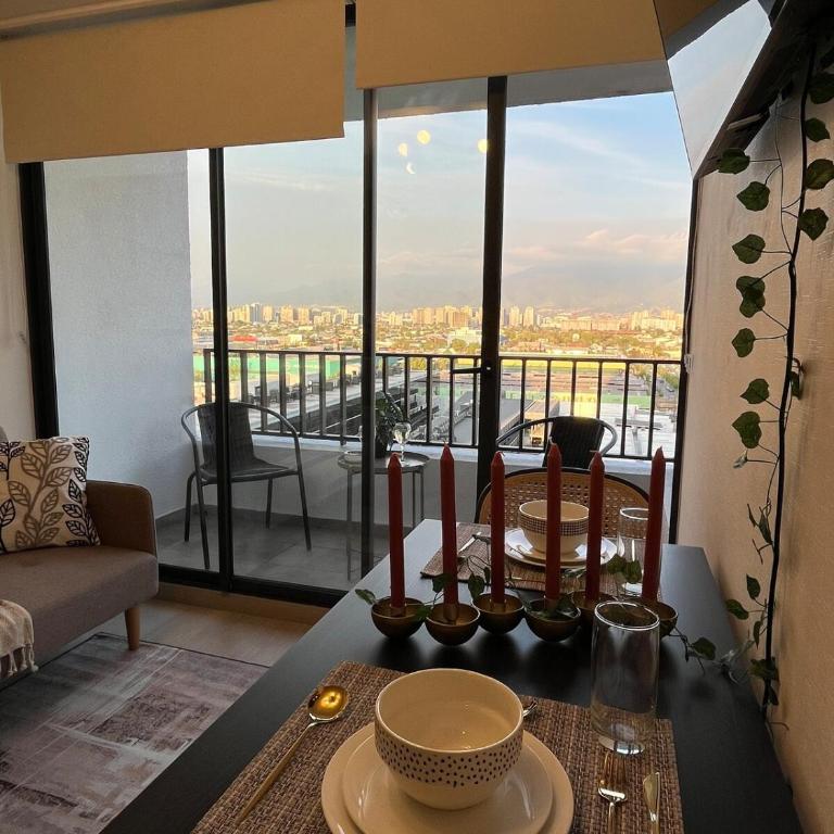 Checkinchile D1111 centrico depto con piscina y cerca de metro - One-Bedroom Apartment - 14