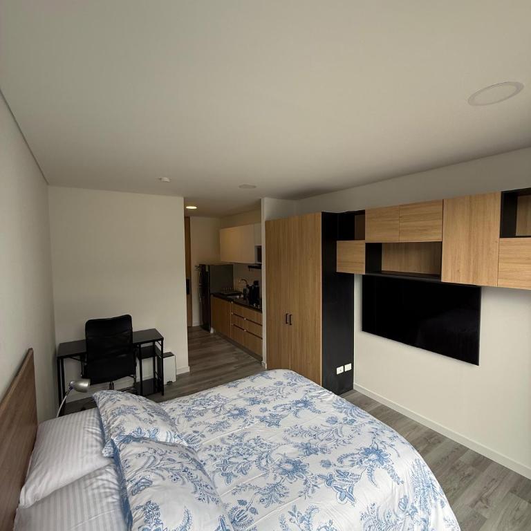 Aparta Suite Centro Internacional Edificio 33DC Piso 29 Estación Trasmilenio Calle 34 - One-Bedroom Apartment - 1