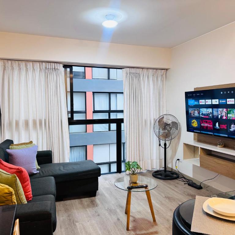 MONTERRICO POLO APARTS #21 - Dpto 2 Dorm Frente Embajada de USA - Two-Bedroom Apartment - 4