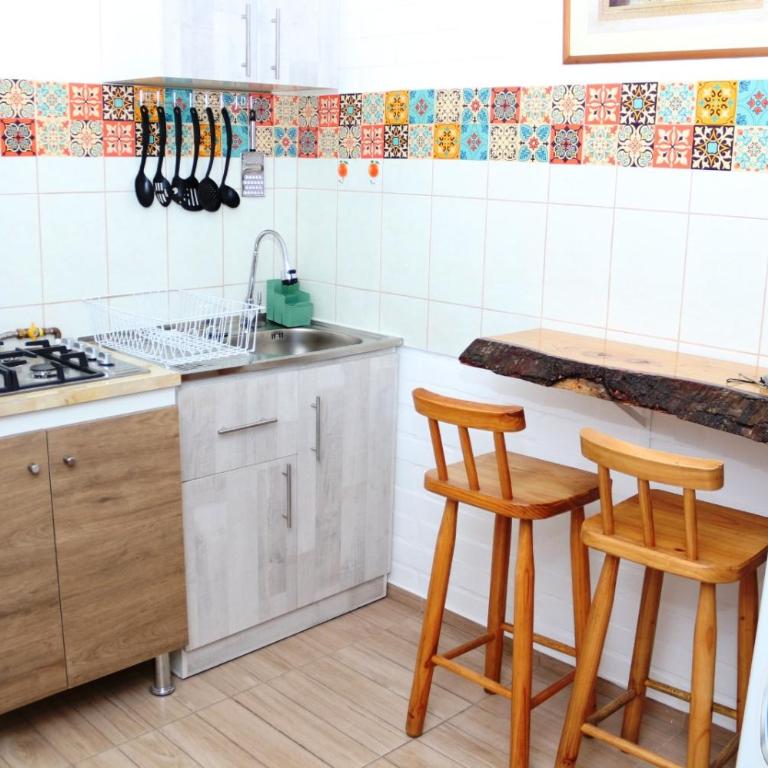 Departamento independiente 1 persona - One-Bedroom Apartment - 1