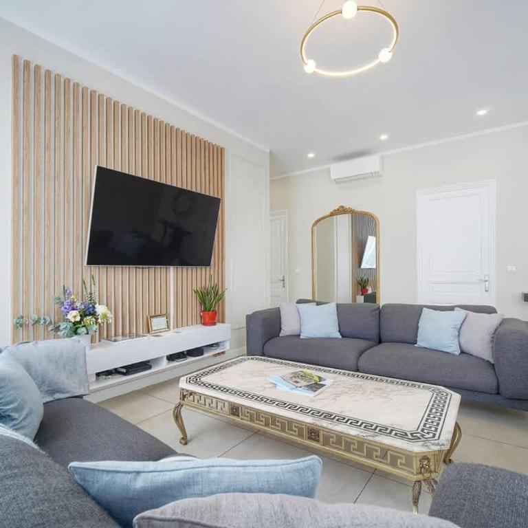 Deja Blue - Beautiful 4 beds & 4 baths, 10min from Palais, 4 stars residence - Appartement Deluxe - 10