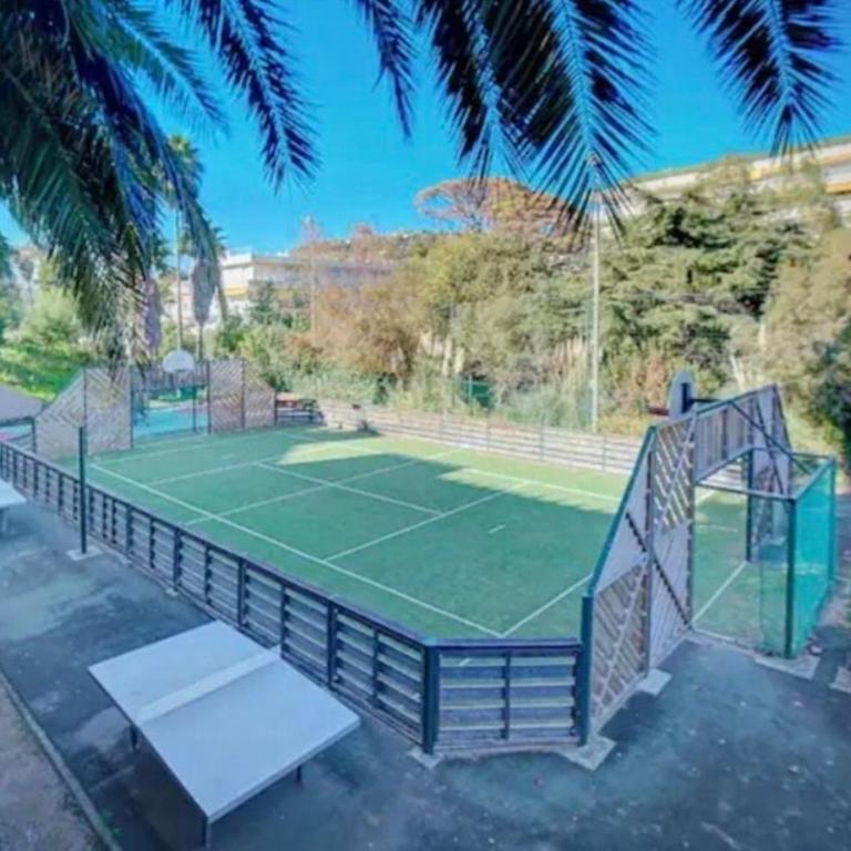 Vue mer piscine parking tennis 4 personnes - Apartment mit 1 Schlafzimmer, Meerblick und Terrasse - 45