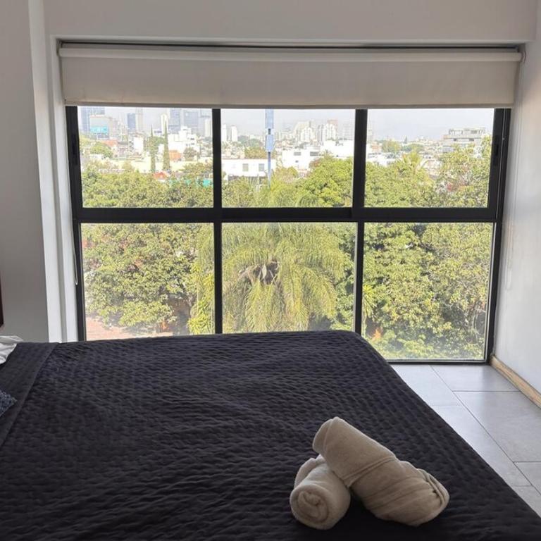 Departamento muy amplio, vista verde y alberca - Two-Room Apartment - 25