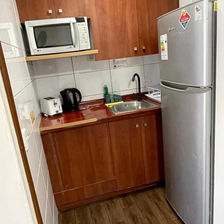 Depto en Santiago Centro con balcón y vista - parking opcional - Deluxe One-Bedroom Apartment with City View - 8