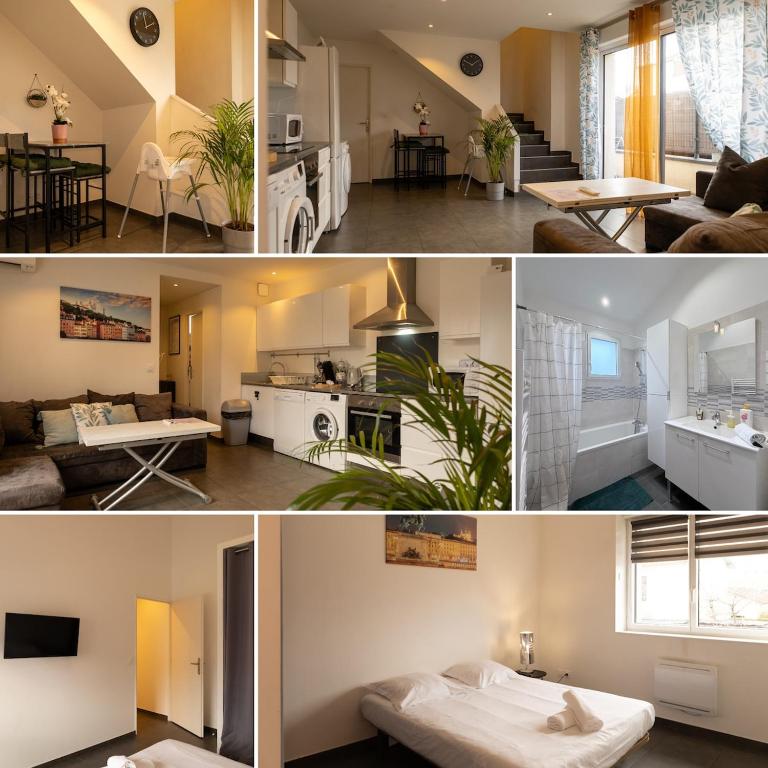 My House Lyon 8, Familiale -climatisation-Metro - Apartment mit 3 Schlafzimmern - 2