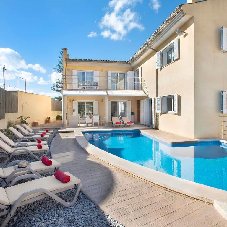 Owl Booking Villa Can Gaya - 5 Minutes Walk to the beach - Villa con piscina privada - 1