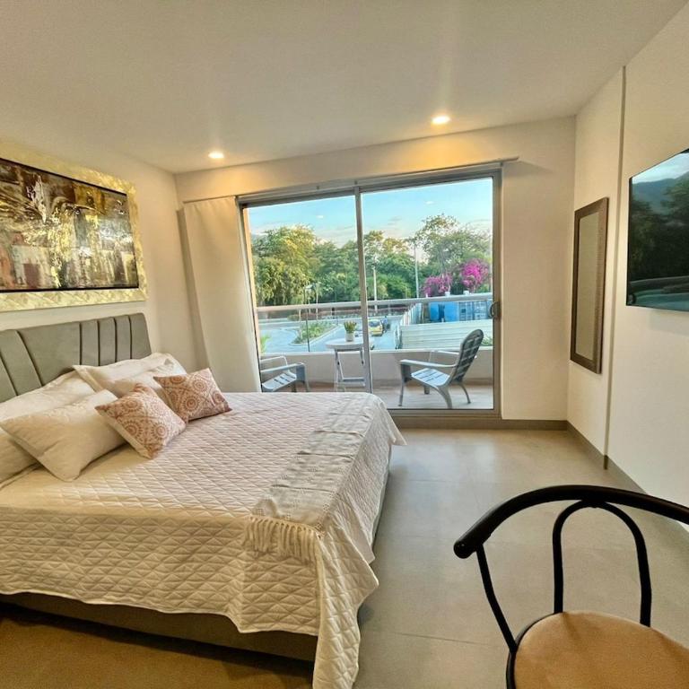 Loft cerca a la playa en Santa Marta Wi-Fi- Santa Marina - One-Bedroom Apartment - 7