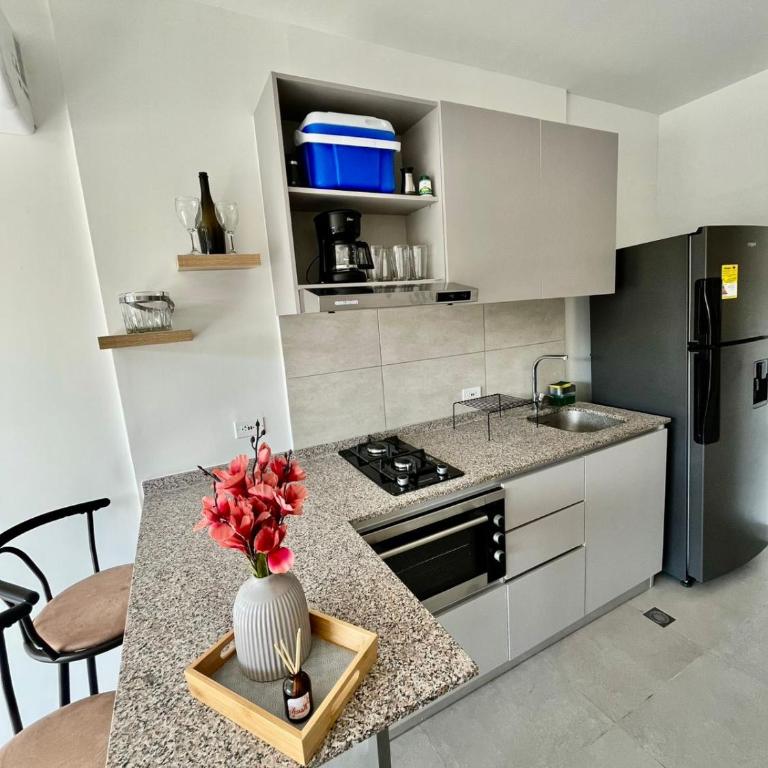 Loft cerca a la playa en Santa Marta Wi-Fi- Santa Marina - One-Bedroom Apartment - 8