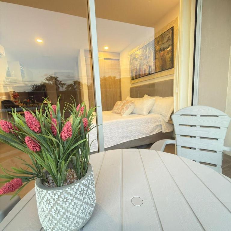 Loft cerca a la playa en Santa Marta Wi-Fi- Santa Marina - One-Bedroom Apartment - 9
