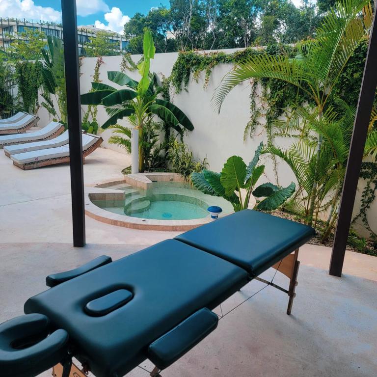 Estudio nuevo en Tulum 5 minutos de la playa con alberca y Gym - One-Bedroom Apartment - 7