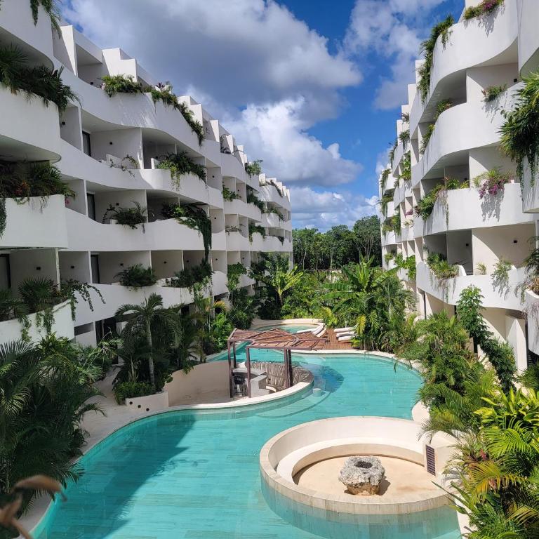 Estudio nuevo en Tulum 5 minutos de la playa con alberca y Gym - One-Bedroom Apartment - 29