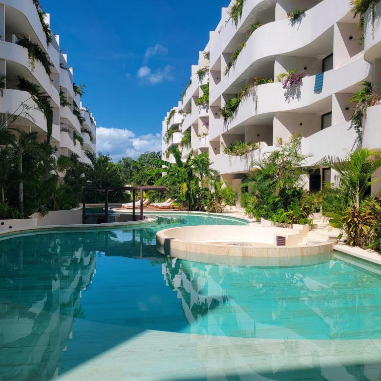 Estudio nuevo en Tulum 5 minutos de la playa con alberca y Gym - One-Bedroom Apartment - 40