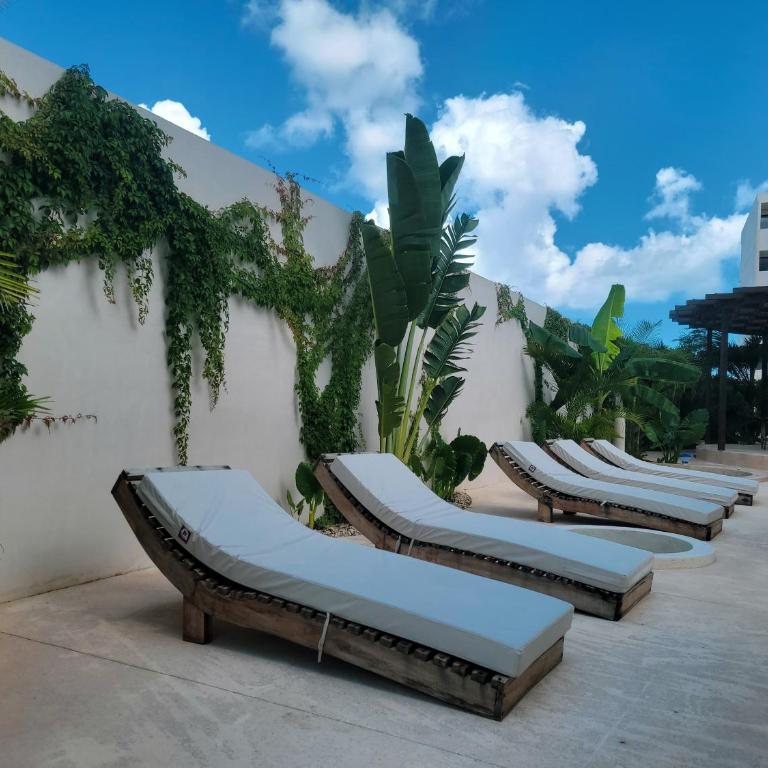 Estudio nuevo en Tulum 5 minutos de la playa con alberca y Gym - One-Bedroom Apartment - 45
