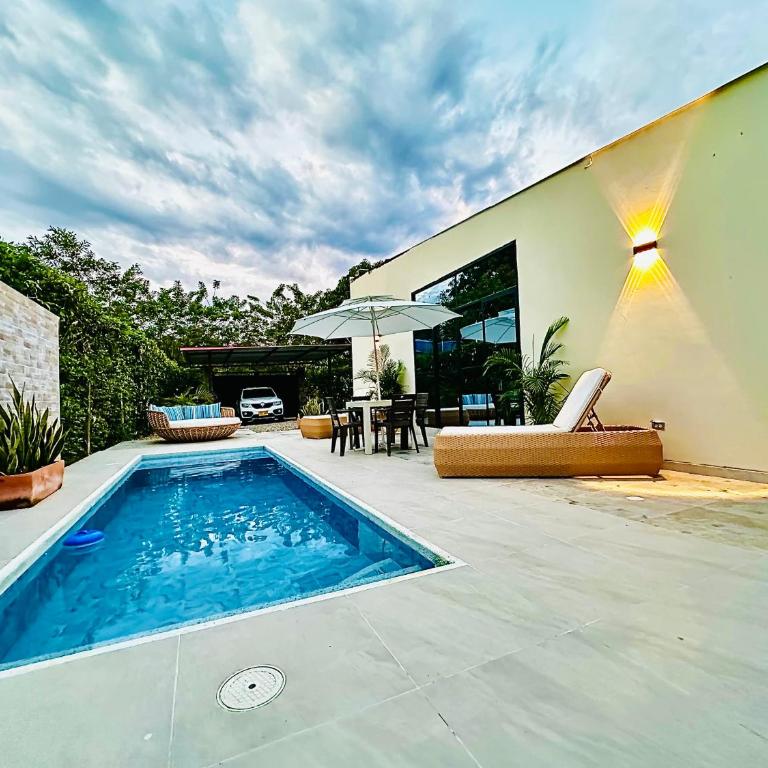 Villa Paz Casa tranquila con piscina privada - Apartamento - 22
