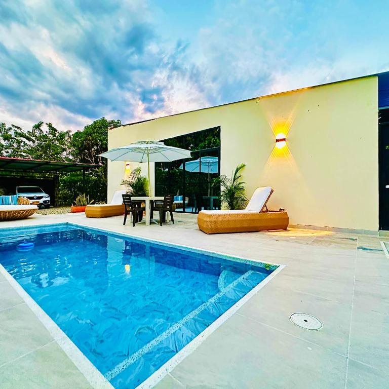 Villa Paz Casa tranquila con piscina privada - Apartamento - 1