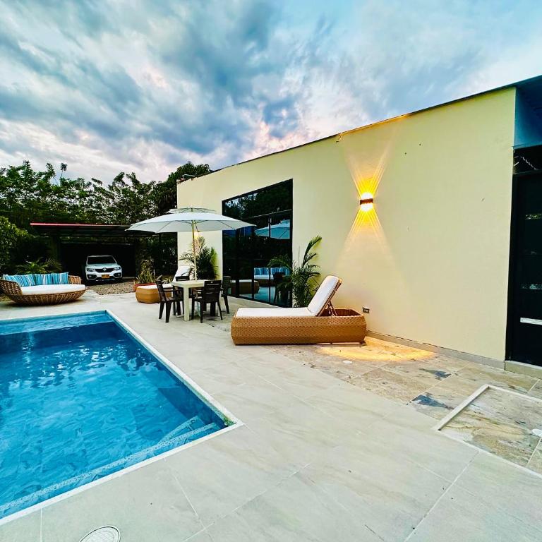 Villa Paz Casa tranquila con piscina privada - Apartamento - 7