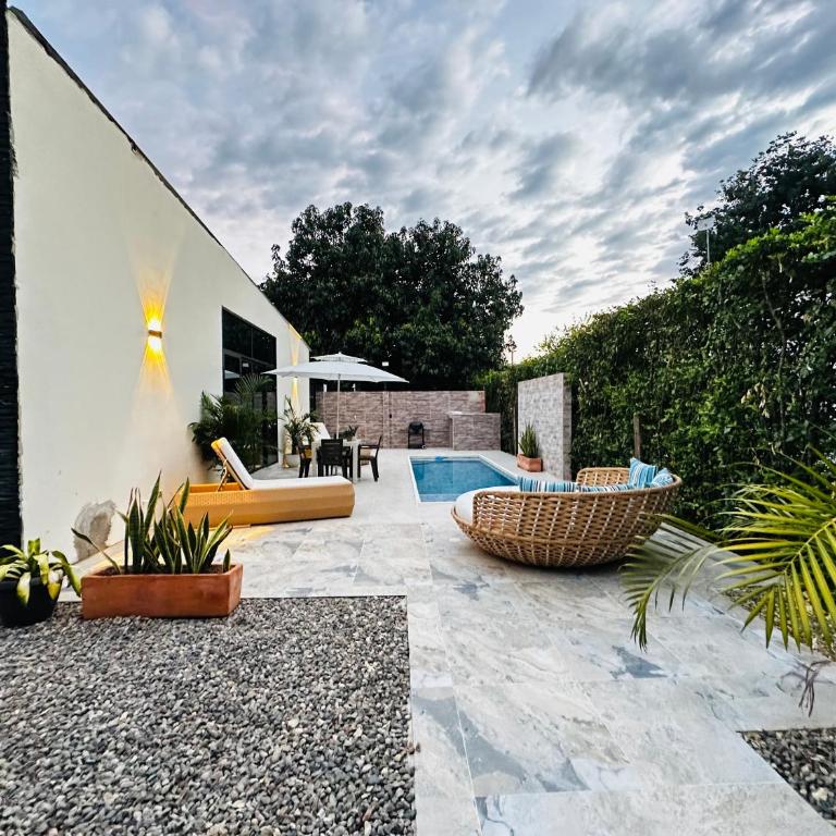 Villa Paz Casa tranquila con piscina privada - Apartamento - 25