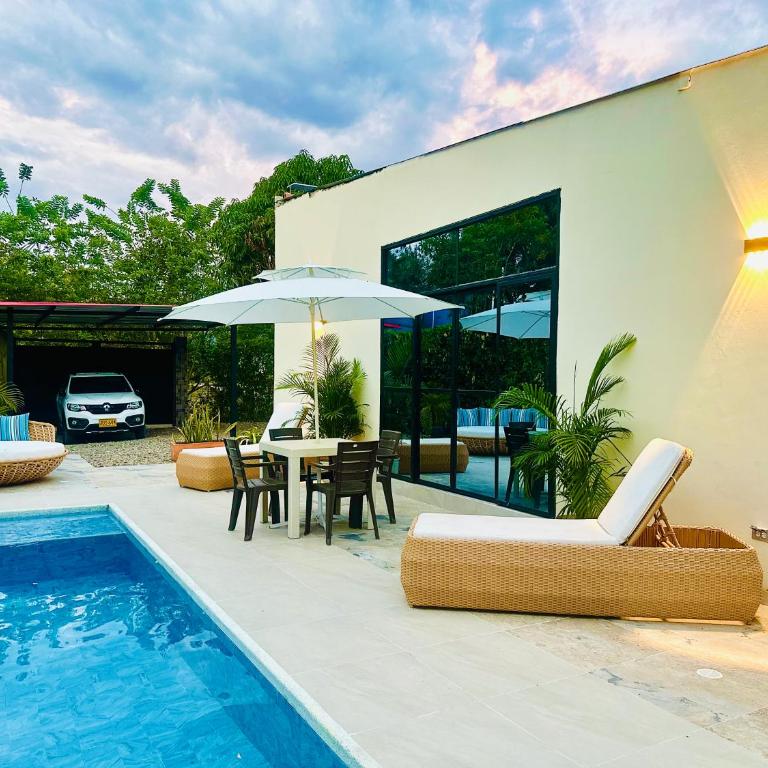 Villa Paz Casa tranquila con piscina privada - Apartamento - 6