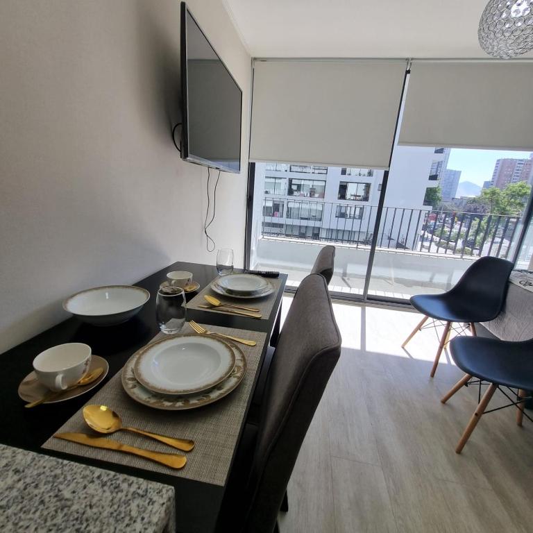 Frente a Hospital U de Chile - One-Bedroom Apartment - 8