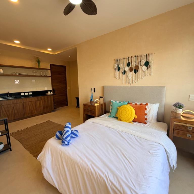 Nuevo estudio con rooftop y alberca cerca de la 5a Av y playa - One-Bedroom Apartment - 16