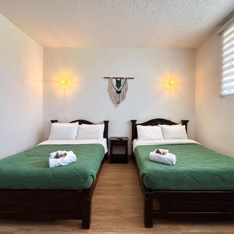 Artemisa Hotel Villa de Leyva - Habitación Doble Estándar con 2 camas dobles - 15