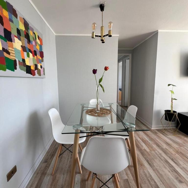 Vista al mar a pasos de la USM Valparaíso - Three-Bedroom Apartment - 6