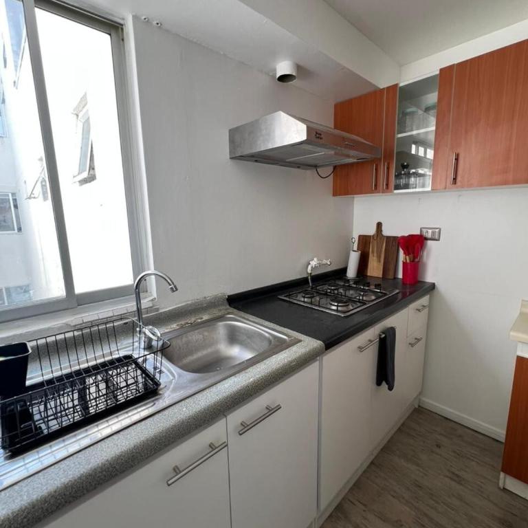Vista al mar a pasos de la USM Valparaíso - Three-Bedroom Apartment - 16