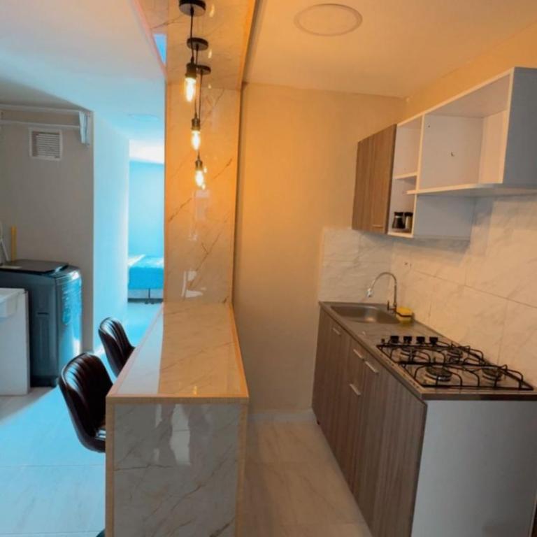 Elegante apartamento premium ideal para trabajo y descanso - One-Bedroom Apartment - 22