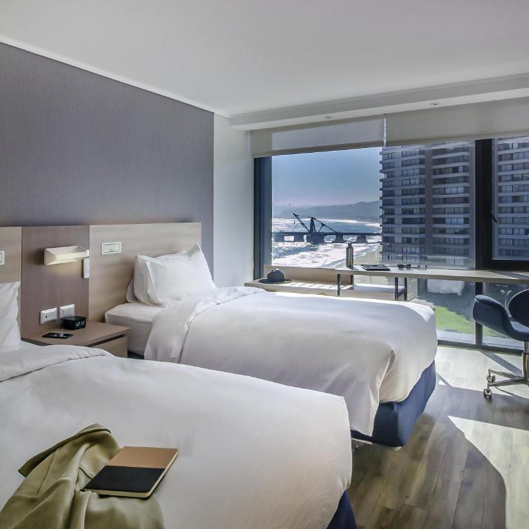 Pullman Vina del Mar San Martin - Habitación Deluxe con 2 camas individuales y vistas al mar - 2