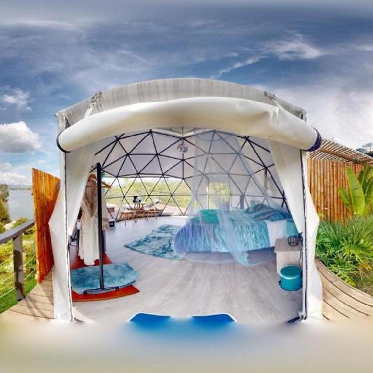 Bliss Sanctuary Vista - Glamping and Club - Habitación Doble Deluxe con balcón - 9
