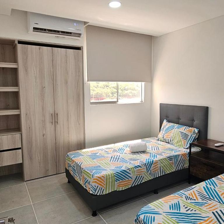 Modern apt in Cartagena with pool and beach access - Three-Bedroom Apartment - 25