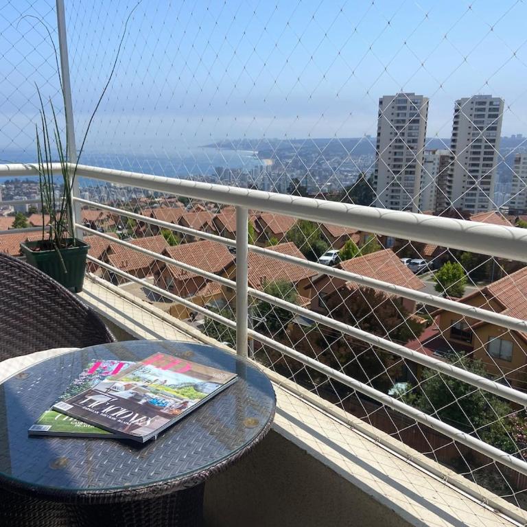 Soleado con hermosa vista a Viña del Mar - One-Bedroom Apartment - 2