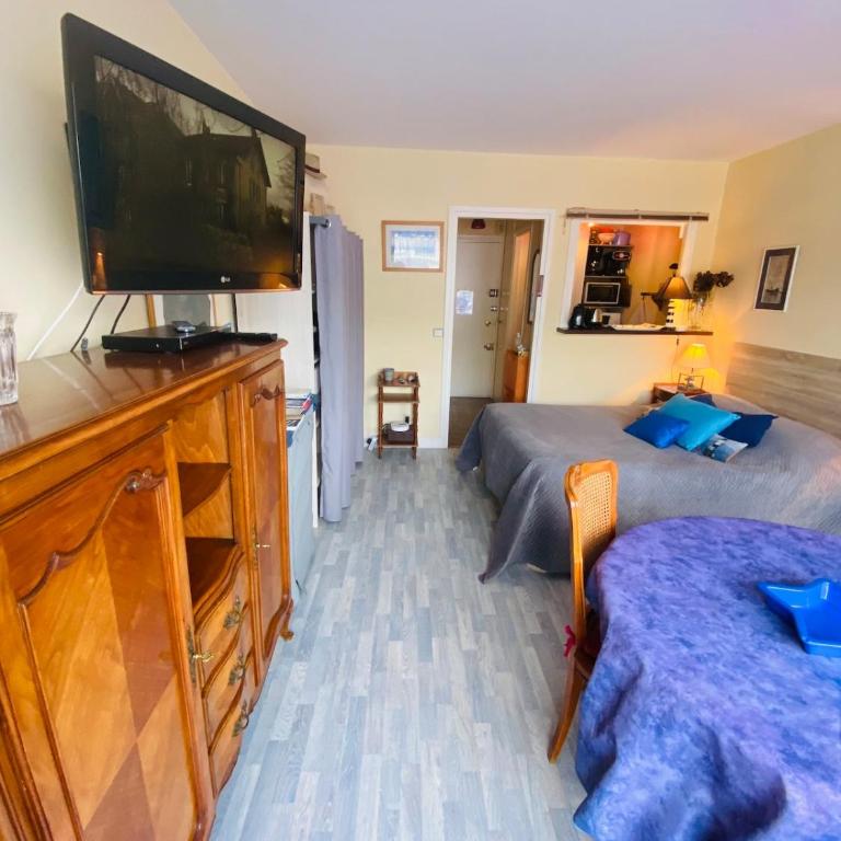 Studio cosy, vrai lit 140, wifi, centre Trouville-sur-Mer, proche Deauville et gare à moins de 5 minutes à pied - Studio - 1