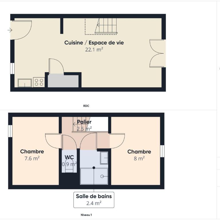 Maison pour 4 avec terrasse à 200m de la plage - Vacation Home - 30
