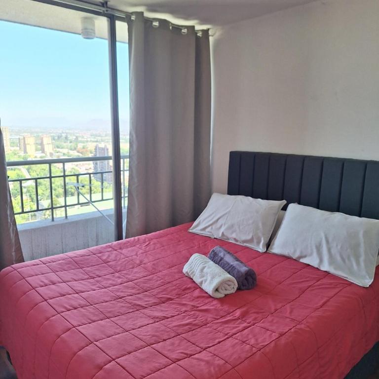 Dpto Vista hermosa Parq O'Higgins y Movistar Arena - One-Bedroom Apartment - 10