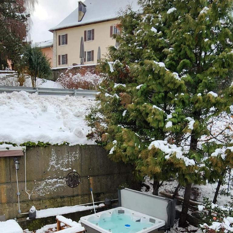 chalet cosy, jacuzzi privé, calme, idéal moto rando vélo - Maison 2 Chambres - 18